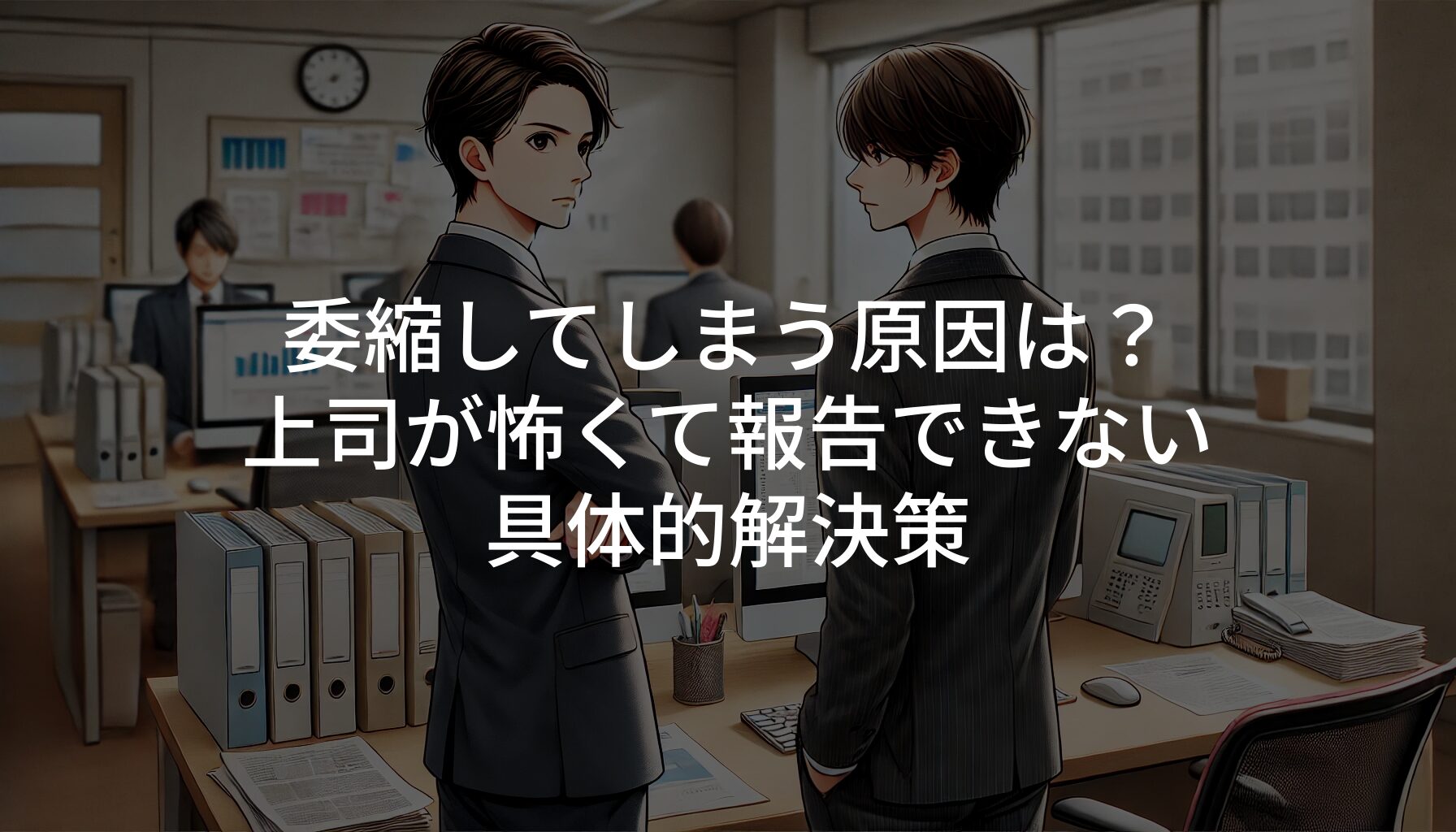 委縮してしまう原因は？上司が怖くて報告できない時の具体的解決策