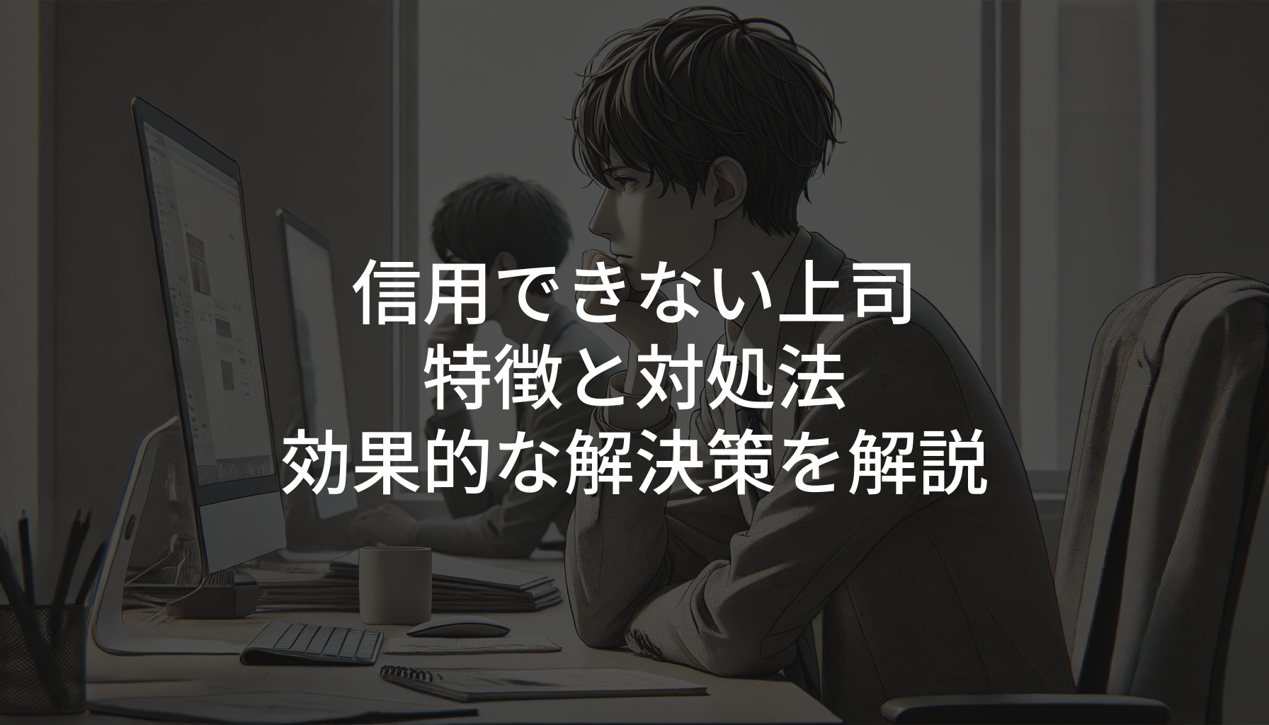 信用できない上司に悩むあなたへ！特徴と対処法、効果的な解決策を解説